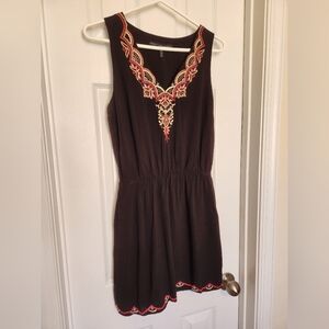 WHBM Embroidered Blank Tank Dress, Size XSP